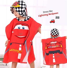 img 2 attached to Пончо с капюшоном Disney Lightning McQueen