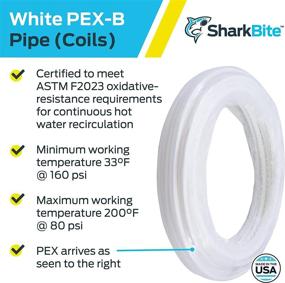 img 1 attached to 🦈 Flexible Potable Tubing - SharkBite U860W100