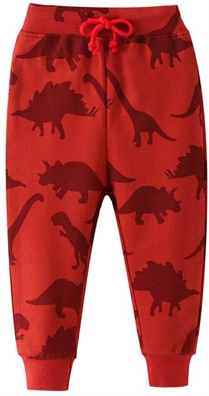 eulla dinosaur drawstring sweatpants dinosaur 6 boys' clothing in pants 로고