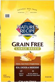 img 4 attached to 🐶 Nature's Recipe Grain Free Large Breed Dog Food, Chicken, Sweet Potato & Pumpkin Recipe, 24 lbs, Easy to Digest