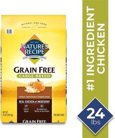 img 3 attached to 🐶 Nature's Recipe Grain Free Large Breed Dog Food, Chicken, Sweet Potato & Pumpkin Recipe, 24 lbs, Easy to Digest