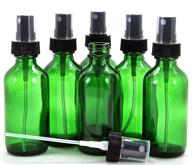 optimized vivaplex green glass bottles with sprayers & essential travel accessories logo