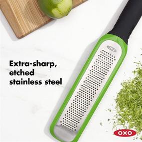 img 3 attached to OXO Good Grips Etched Zester Grater