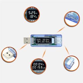 img 2 attached to HiLetgo LCD USB Current Voltage Doctor Charger Capacity Tester Meter Power Bank: Optimize Your Device Charging Experience