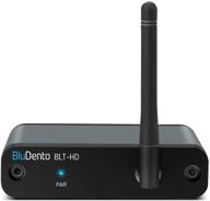 🎧 bludento blt-hd, hi-fi aptx hd bluetooth 5.0 music receiver with long range, integrated burr brown dac, for streaming audio to a/v receivers, powered speakers, amplifiers logo