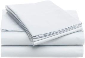 img 4 attached to 🛏️ U.S. Polo Assn. Bed Sheet Set - Premium Microfiber Deep Pocket - Wrinkle Fade, Stain Resistant Luxury Bedding - Hypoallergenic - 4 Pieces (Twin, White)