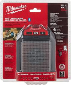 img 3 attached to 🔊 Advanced Milwaukee 2592-20 M12 Wireless Jobsite Speaker: Unmatched Sound Quality and Versatility