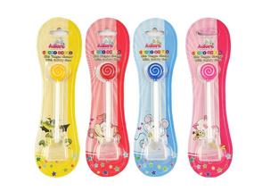 img 4 attached to 👶 5Pcs Baby Kids Tongue Scraper Brush with Cover - Multi-color Lollipop Shape Oral Cleaner for Kids & Babies. Improve Baby's Oral Hygiene!