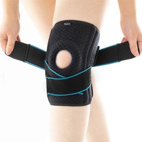 img 4 attached to 🦵 DOUFURT Knee Brace Stabilizers for Meniscus Tear, Knee Pain, ACL & MCL Injury Recovery - Adjustable Knee Support Braces for Men & Women