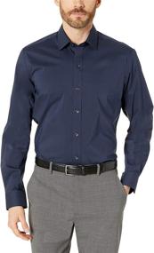 img 3 attached to Stretch CoolMax Dress 👔 Sleeve Men's Clothing with Button Detailing