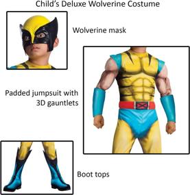 img 3 attached to Authentic Rubies Classic 🔥 Universe Muscle Chest Wolverine Costume