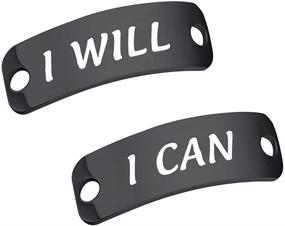 img 4 attached to ENSIANTH Trainer Fitness Inspirational Motivational Boys' Jewelry