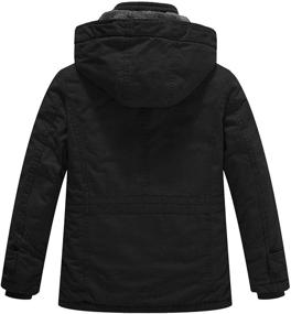 img 3 attached to WenVen Girls Active Jacket with Removable Boys' Clothing