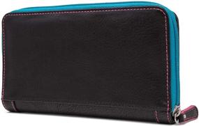 img 1 attached to Skechers Womens Around Wallet Accessory Bi Fold Women's Handbags & Wallets