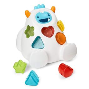 img 3 attached to Skip Hop Developmental Learning Shape Sorter, Explore & More, Yeti - Toddler Toy with 3-Stage Spinning & Sorting