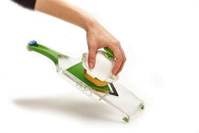 img 3 attached to 🥒 Efficient Farberware Handheld Mandoline Slicer for Fruits and Vegetables, Green