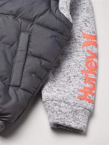 img 1 attached to Куртка Hurley Boys 2-in-1 Puffer - детская одежда для мальчиков