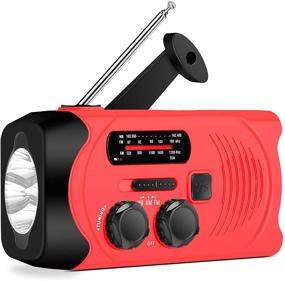 img 4 attached to 🔦 Versatile Emergency Solar Radio: AM/FM NOAA Weather Radio with Hand Crank, LED Flashlight, and Phone Charger - Ideal for Household and Outdoor Use!
