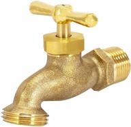 🚰 ez-flo 20181: brass irrigation hose bibb with mip x 1/2 inch mht, 1/2 inch size logo