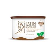 effortlessly silky: satin smooth soy hair removal wax 14oz. for ultra-smooth results logo