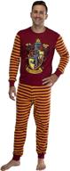 potter hogwarts cotton pajama gryffindor men's clothing logo