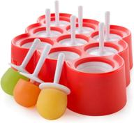 zoku mini pop molds: 9 miniature popsicle molds with sticks and drip-guards, easy-release bpa-free silicone for perfect homemade frozen treats logo