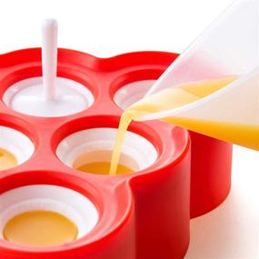 img 2 attached to Zoku Mini Pop Molds: 9 Miniature Popsicle Molds with Sticks and Drip-Guards, Easy-Release BPA-Free Silicone for Perfect Homemade Frozen Treats