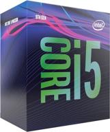 💻 intel core i5-9400 desktop processor 6 cores 2.90 ghz up to 4.10 ghz turbo lga1151 300 series 65w cpu bx80684i59400 logo