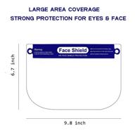 🛡️ enhanced protection: anti fog corrosion resistant lightweight transparent shield логотип