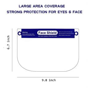 img 4 attached to 🛡️ Enhanced Protection: Anti Fog Corrosion Resistant Lightweight Transparent Shield