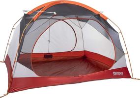 img 1 attached to 🏕️ Marmot Limestone 6 Tent - Orange Spice/Arona
