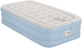 img 2 attached to 💨 Aerobed Air Mattress with Integrated Pump, Inflatable Bed with Convenient One-Touch Comfort Pump