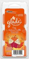 🍂 cozy autumn cuddle glade wax melt refills - 2.3 oz, pack of 6 logo