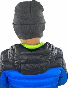 img 2 attached to 🧢 Warm Knitted Acrylic Winter Beanies for Boys' Accessories: Hats & Caps by ToBeInStyle