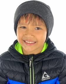 img 3 attached to 🧢 Warm Knitted Acrylic Winter Beanies for Boys' Accessories: Hats & Caps by ToBeInStyle