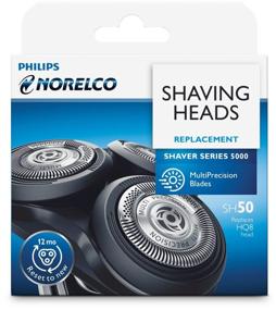img 2 attached to 🪒 Philips Norelco SH50/52 Replacement Head for Series 5000 Shavers: Enhance Your Shaving Experience