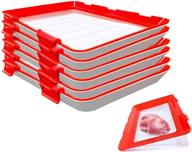 maximize food freshness with stackable and reusable food preservation trays – 6 count логотип