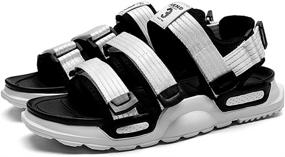 img 3 attached to Hiking Sandals Lightweight Walking Support Men's Shoes