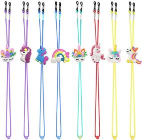 img 4 attached to 🦄 Unicorn-inspired Adjustable Stretchy Eyeglass Holder: Glasses Unicorn Adjuster