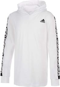 img 3 attached to 👕 Футболка Adidas для мальчиков из хлопкового джерси: одежда и активная одежда