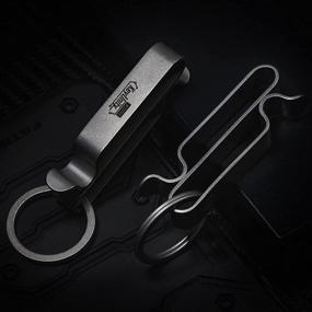 img 3 attached to 🔓 Unlock the Flexibility: KeyUnity Titanium Keychain Release Detachable!