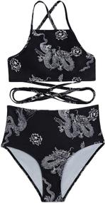 img 4 attached to 👙 SOLY HUX Women's Swimsuits: Trendy Bathing Apparel for Women