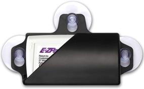 img 4 attached to 🚗 EZ Pass Holder: Powerful Suction Cup Windshield Mount for Secure Placement (Black)