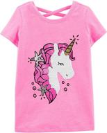 ✨ стильные блеск: футболка с реверсивными пайетками для девочек oshkosh b'gosh логотип