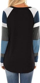 img 3 attached to BLENCOT Womens Autumn Shirts Black White Outdoor Recreation for Hiking & Outdoor Recreation Clothing