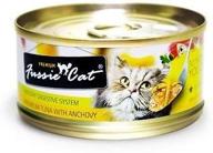 fussie cat tuna with anchovy 2.82oz canned cat food" - enhance your cat's diet with fussie cat tuna & anchovy canned food, 2.82oz логотип