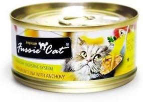 img 1 attached to Fussie Cat Tuna with Anchovy 2.82oz Canned Cat Food" - Enhance Your Cat's Diet with Fussie Cat Tuna & Anchovy Canned Food, 2.82oz