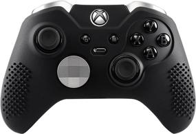 img 3 attached to 🎮 eXtremeRate Soft Anti-Slip Silicone Controller Cover Skins Thumb Grips Caps Protective Case for Xbox One Elite, Black - Enhanced Gaming Experience