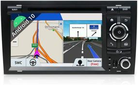 img 4 attached to Улучшите свой Audi A4 2003-2011 с Android 9.0 двойным Din автомагнитолой - HD 7-дюймовый дисплей, 2 ГБ ОЗУ + 32 ГБ ПЗУ, GPS-навигация, WiFi, Bluetooth, управление рулевым колесом, Google, DAB OBD, бесплатная камера заднего вида и поддержка Canbus!