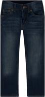 👖 boys' clothing: levi's skinny jeans indigo river logo